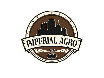 IMPERIAL AGRO adobe illustrator agro art branding cherry design graphic graphic design graphicdesign illustration imperial logo logodesign town ui ux vector