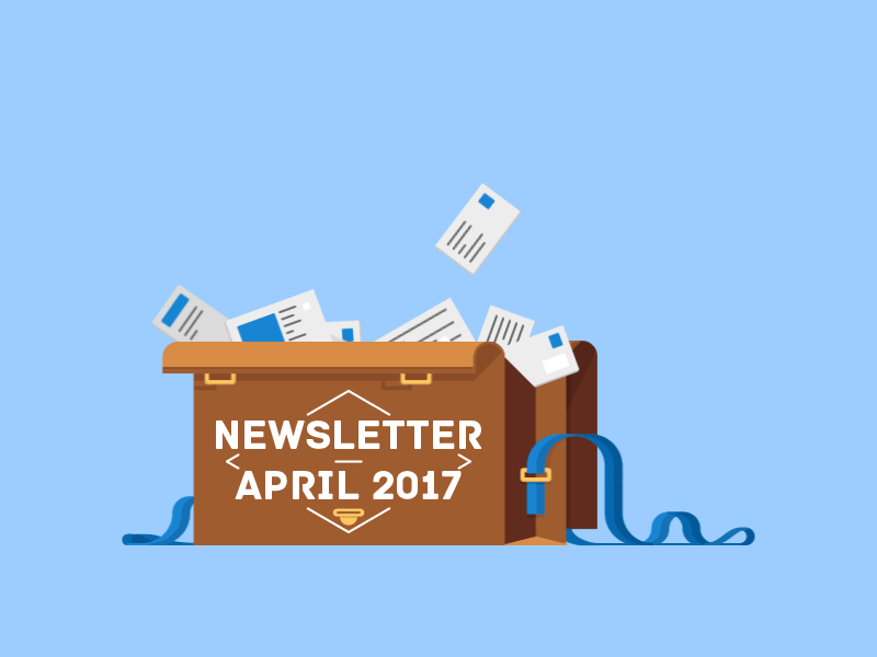 Quick illustration for a newsletter animation envelop gif letter motion newsletter suitcase