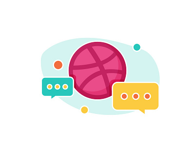 Dribbble sticker for Sticker Mule Playoff chat dialogue dribbble message mule sticker