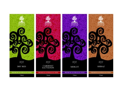 Assorted Wine Labels