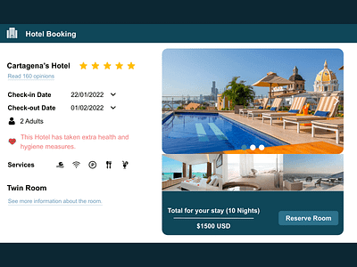 Hotel Booking - Daily UI 067