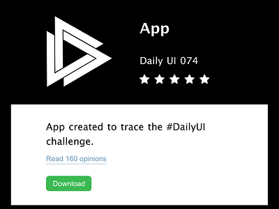 Download app - Daily UI 074