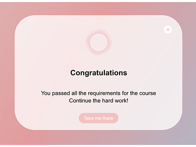 Badge - Daily UI 084 084 adobe xd badge course completion daily 100 challenge dailyui design ui