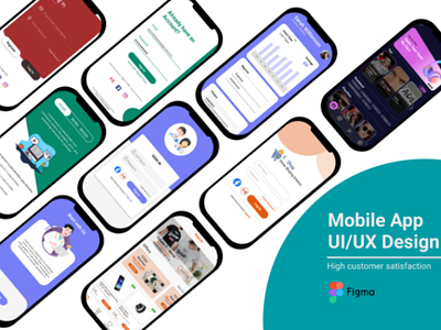 Mobile application UI/UX designing