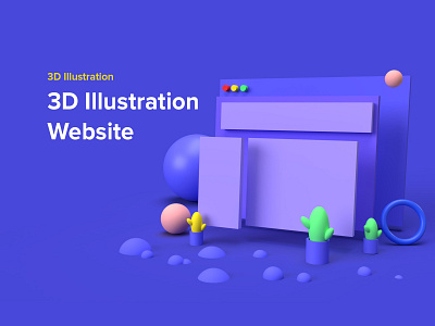 3D Illustration Website