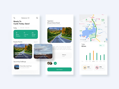 Cycling mobile app mobile app