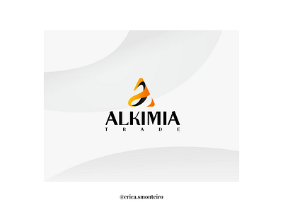 Alkimia Trade | @erica.smonteiro brand branding clean design geometry graphic design icon identity illustrator logo marketing photoshop trade typography