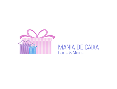 Logo Mania de Caixa | @erica.smonteiro box brand branding clean design graphic design identity identity design illustrator logo logotype vector