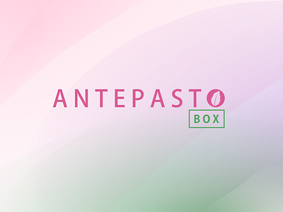 Antepasto Box - Logo box branding design graphic design icon illustrator logo logotype plant type vector