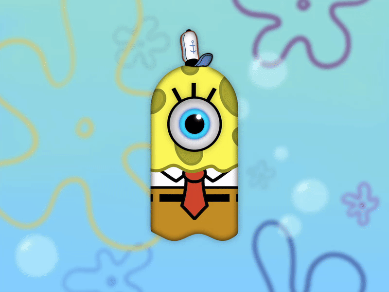 SpongeBob animation motion graphics spongebob