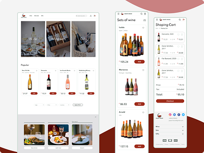 Grape house branding design e commerce grape grid internet shop logo online shopping product design shop teamwork ui ux web wine