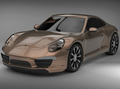 Porsche Carrera S 3d 3dsmax automotive car design keyshot porsche render