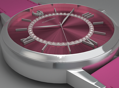 Wrist watch 3d 3dsmax design keyshot render watch wristwatch