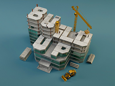 Build Up 3d construction modeling type