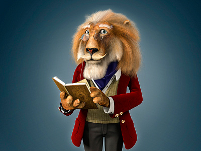 Old Publisher Character books character lion lviv publishing