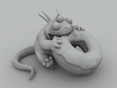 Prutzel Donut Eater wip