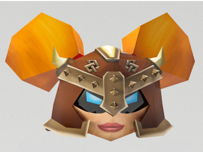 Armor Design for Girl Archer 3d character elements epic epic heroes game design hero low poly