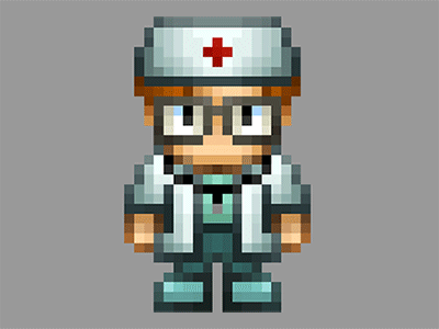 Pixel Doctor Character character doctor game mobile pixel pixel art
