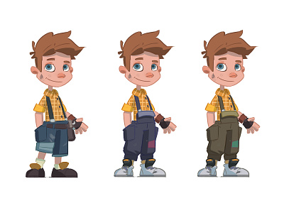 Sam Racer New Design 2d 2d animation 2d art 2d character boy car racer character design mechnic