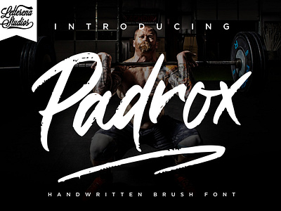 Padrox - Handwritten Brush Font