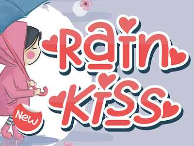 Rain Kiss - Crafting Love Font