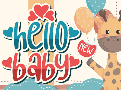 hello baby - Crafting Love Font branding design font font design fonts icon illustration lettering logo script font typography