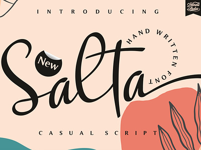 Salta - Casual Script Font branding design font font design fonts icon illustration lettering logo script font typography
