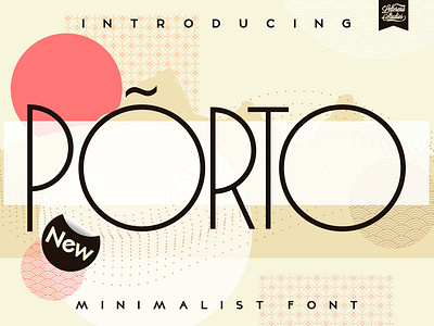 PÕRTO - Modern Sans Serif Font branding design font font design fonts icon illustration lettering logo script font typography