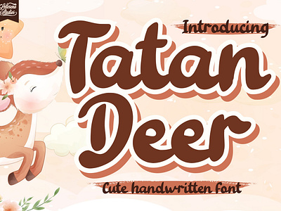 Tatan Deer - Cute Handwritten Font