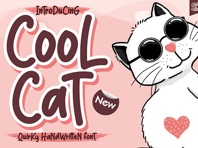 Cool Cat - Quirky Handwritten Font