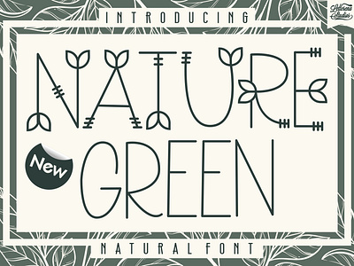 Nature Green - Nature Sans Serif Font