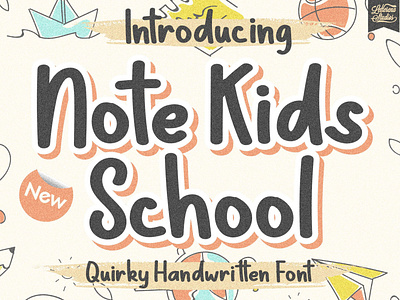 Note Kids School - Quirky Handwritten Font