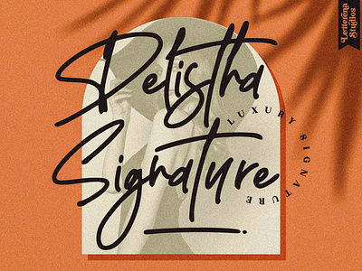 Delistha Signature - Modern Signature Font