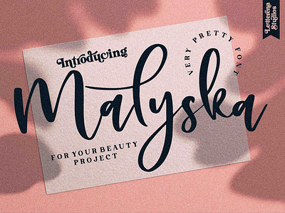 Malyska - Very Pretty Font