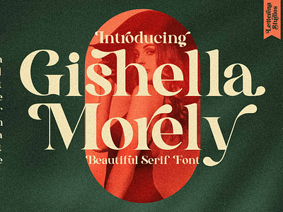 Gishella Morely - Luxury and Beautiful Serif Font branding design font font design fonts icon illustration lettering logo script font typography