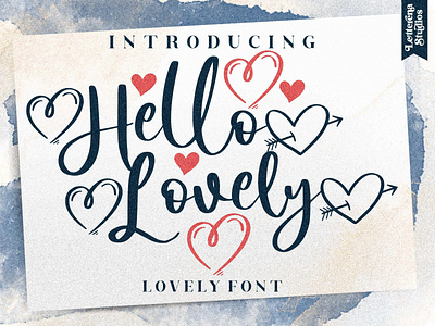 Hello Lovely - Beautiful Lovely Script Font