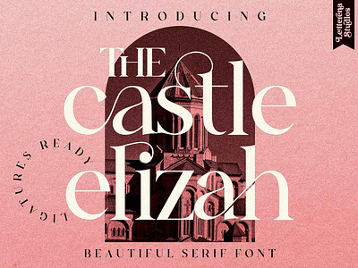 The Castle Elizah - Luxury and Beautiful Serif Font