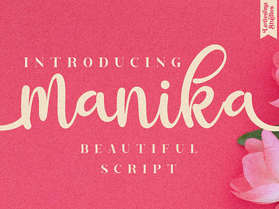 manika - Beautiful Script Font branding design font font design fonts icon illustration lettering logo script font typography