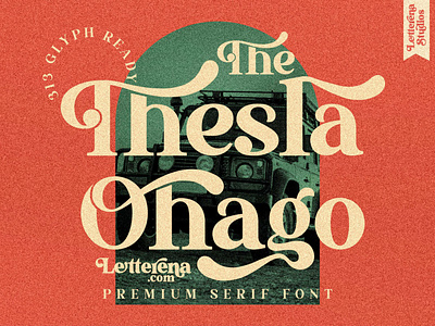 The Thesla Ohago branding design font font design fonts icon illustration lettering logo script font typography