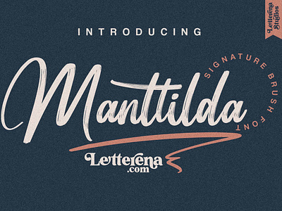 Manttilda - Signature Brush Font
