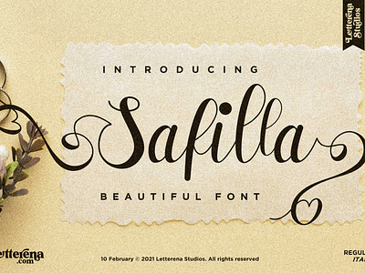 Safilla - Beautiful Script Font