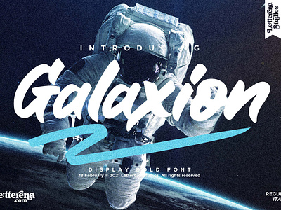 Galaxion - Strong Display Font