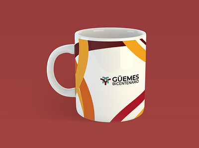 Mug Design for Güemes Bicentenary design illustration vector