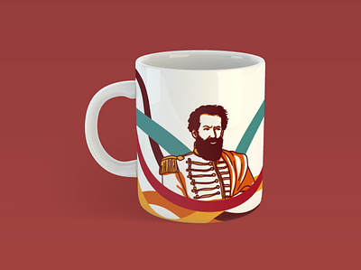 Mug Design for Güemes Bicentenary design illustration mug design vector