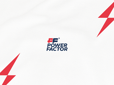 Power Factor Logo adobe brand branding design illustration illustrator logo tech logo technology vector