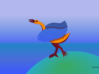 Bird Flat Illustration