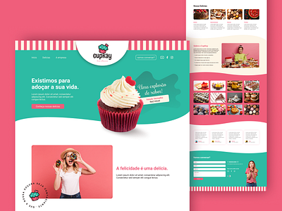 Cupkay 🧁 design interface ui uidesign uiux web webdesign website