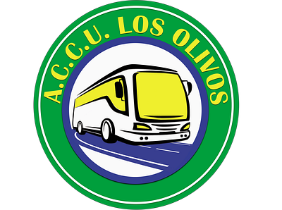 LOGO LOS OLIVOS logodesign minimalist transport