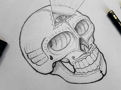 Sugar Skull Concept Sketch