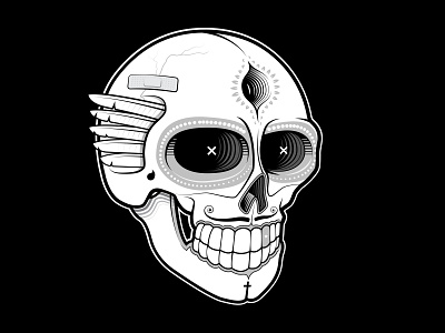 Dia de los Muertos day of the dead illustraion illustrator skull sugarskull
